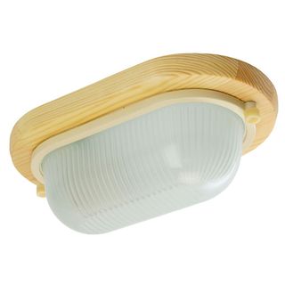 Светильник накладной DL4206 60Вт  Е27,дерево,клен, овал IP54, 220V