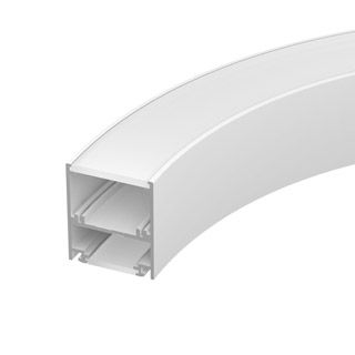 Профиль SL-ARC-5060-D1000-A45 WHITE (дуга 1 из 8) (Алюминий)