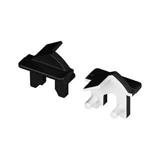 Заглушка SL-BEVEL-H12-F13 BLACK (Пластик)