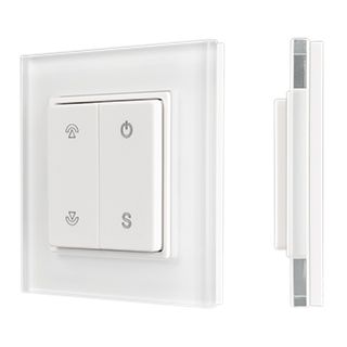Панель SMART-P47-DIM-G-SUF (3V, 1 зона, Knob, 2.4G) (Arlight, Стекло)