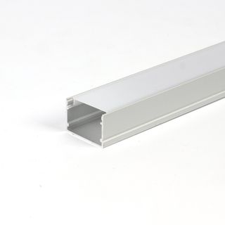 Накладной профиль DL-NP 3020 Anod (с рассеивателем)
