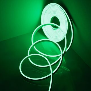 Светодиодный гибкий неон IDL-N 4.5х13 2835/25mm 120led 12V Green 9.6W