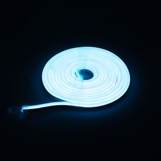 Светодиодный гибкий неон IDL-N 8х16 2835/1000mm 120led 220V Ice Blue 9.6W (блистер 5 метров)