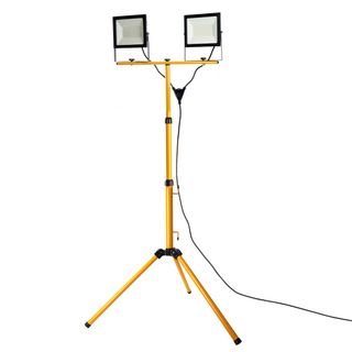 Прожектор на штативе PDL-2*70Вт, 220V, IP65, черный, Cool White