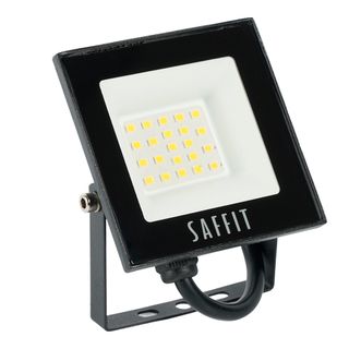 Прожектор светодиодный 2835SMD, 20W 6400K  AC220V/50Hz IP65, черный в компактном корпусе