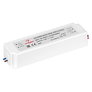 Блок питания ARPV-LV12100-A (12V, 8.3A, 100W) (IP67 Пластик, 3 года)