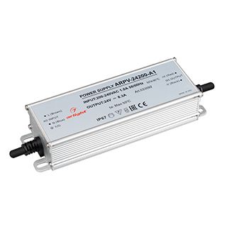 Блок питания ARPV-24200-A1 (24V, 8.3A, 200W) (IP67 Металл, 3 года)