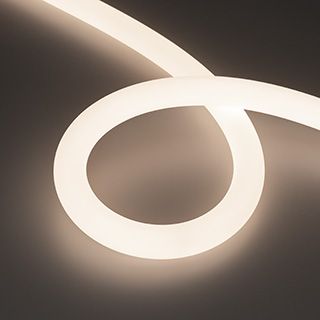 Светодиодная лента герметичная MOONLIGHT-TOP-FP-X1088-D25mm 24V Day4000 (20 W/m, IP65, 5m, wire x1) 