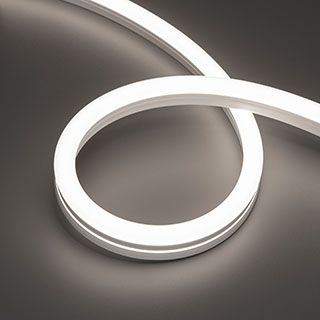 Светодиодная лента герметичная MOONLIGHT-SIDE-A140-12x24mm 24V Day5000 (9.6 W/m, IP68, 5m, wire x2) 