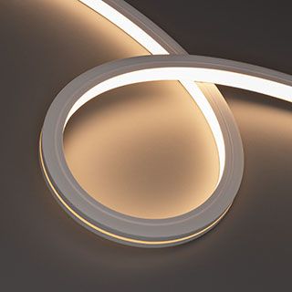 Светодиодная лента герметичная MOONLIGHT-TOP-X280-16x16mm 24V Warm3000 (10 W/m, IP67, 15m, wire x1)