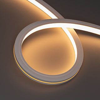 Светодиодная лента герметичная MOONLIGHT-TOP-X280-16x16mm 24V Warm 2700 (10W/m, IP67, 15m, wire x1) 
