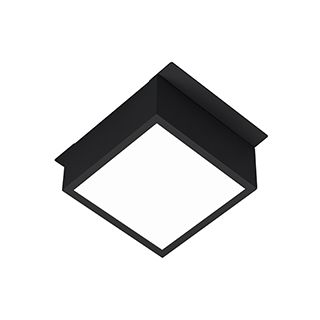 Светильник DL-GRIGLIATO-S90x90-6W Warm3000 (BK, 90 deg, 230) (IP40 Металл, 5 лет)