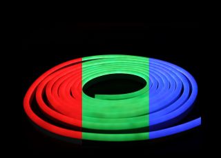 Гибкий неон DL-3838, 120led/m, 220V, 8х19мм, RGB