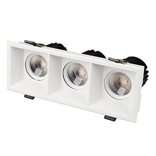 Светильник MS-FLOW-BUILT-S230x85-3x12W Day4000 (WH, 55 deg, 230V) (Arlight, IP20 Металл, 5 лет)