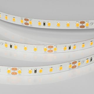 Лента UL-A120-8mm 24V Warm2400 (9.6 W/m, IP20, 5m) (Arlight, 7 лет)