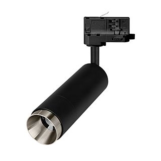 Светильник LGD-GESTIA-TRACK-4TR-R51-10W Day4000 (BK-NI, 25-50 deg, 230V) (Arlight, IP20 Металл, 5 ле