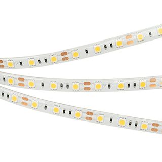 Светодиодная лента RTW 2-5000SE 12V White 2x (5060, 300 LED, LUX) (Arlight, 14.4 Вт/м, IP65)