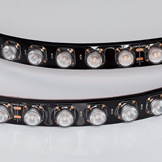 Светодиодная лента герметичная FLT-PS-A42-BLACK-23mm 24V Warm3000 (21 W/m, IP67, 30deg, 5m)