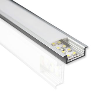Встраиваемый профиль DL-V 2310 Anod (с рассеивателем)