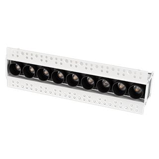 Светильник MS-ORIENT-BUILT-TRIMLESS-TC-S38x277-20W Day4000 (WH-BK, 30 deg, 230V) (IP20 Металл) 
