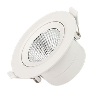 Светильник LTD-POLAR-TURN-R105-10W Warm3000 (WH, 36 deg, 230V) (IP20 Пластик, 3 года)