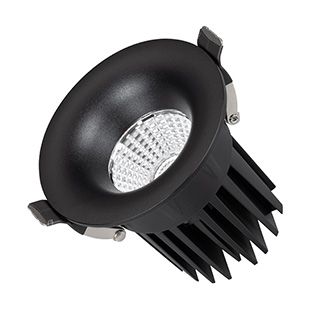 Светильник MS-FOGGY-BUILT-R86-10W Warm3000 (BK, 60 deg, 230V) (IP54 Металл, 5 лет)