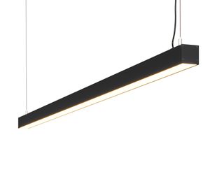 Линейный светодиодный светильник подвесной DL-33-1500 41Вт 3000К IP20 Черный