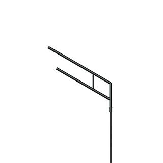 Кронштейн OXOR-SG2-1300x76-L1500 BLACK (Arlight, Сталь)