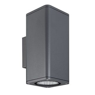 Светильник LGD-EVO-WALL-TWIN-S100x100-2x12W Day4000 (GR, 44 deg, 230V) (Arlight, IP54 Металл, 3 года